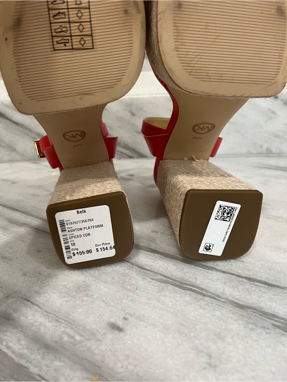 Michael Kors Platform Espadrille Sandals with Ankle Strap - Picture 6 of 12